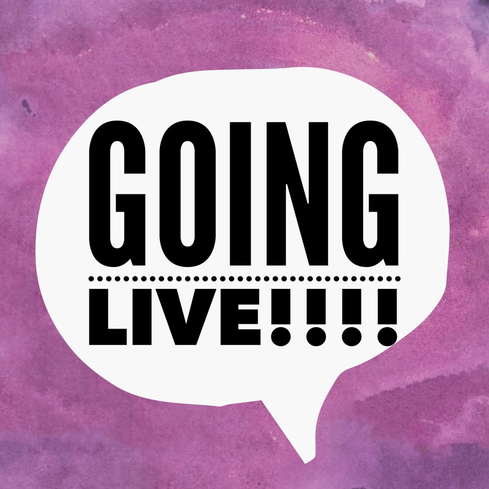 Please like this listing to be notified when I go live!!!